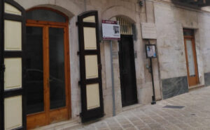 Porta de entrada da Associação Luisa Piccarreta na Itália.